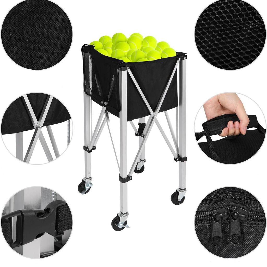 Portable Folding Aluminum Alloy Sports Ball Cart