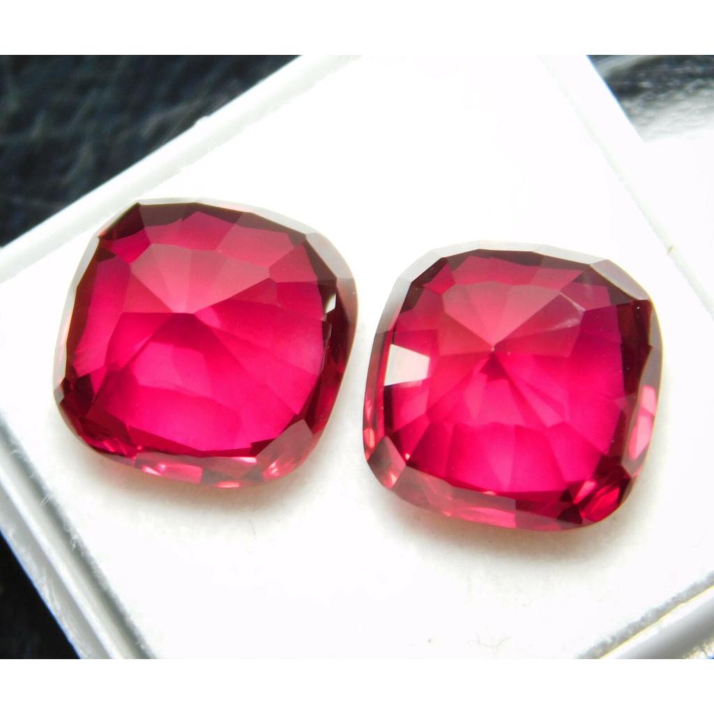 Natürlicher Rubin Kissenform Makelloses Rot 18,00 Ct ZERTIFIZIERTER loser Edelstein