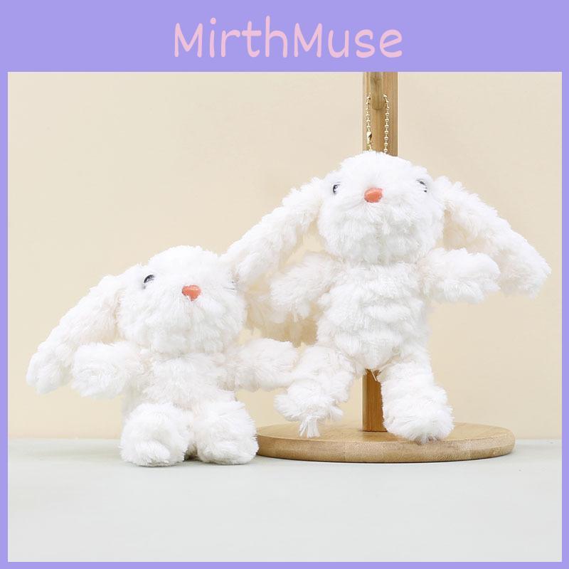 Adorable Plush Bunny Rabbit Keychain Soft Stuffed Animal Doll For Bags Keys