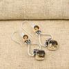 Smoky Topaz Earrings, 925 Solid Sterling Silver Jewelry, Gemstone Earrings, Gift For Her Handmade Dainty Jewelry