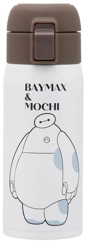 Skater Vacuum Double Structure Direct Drinking Stainless Steel Mug Bottle One Touch Open 350ml Baymax Mochi Disney STOT3 Thermal/Cold &