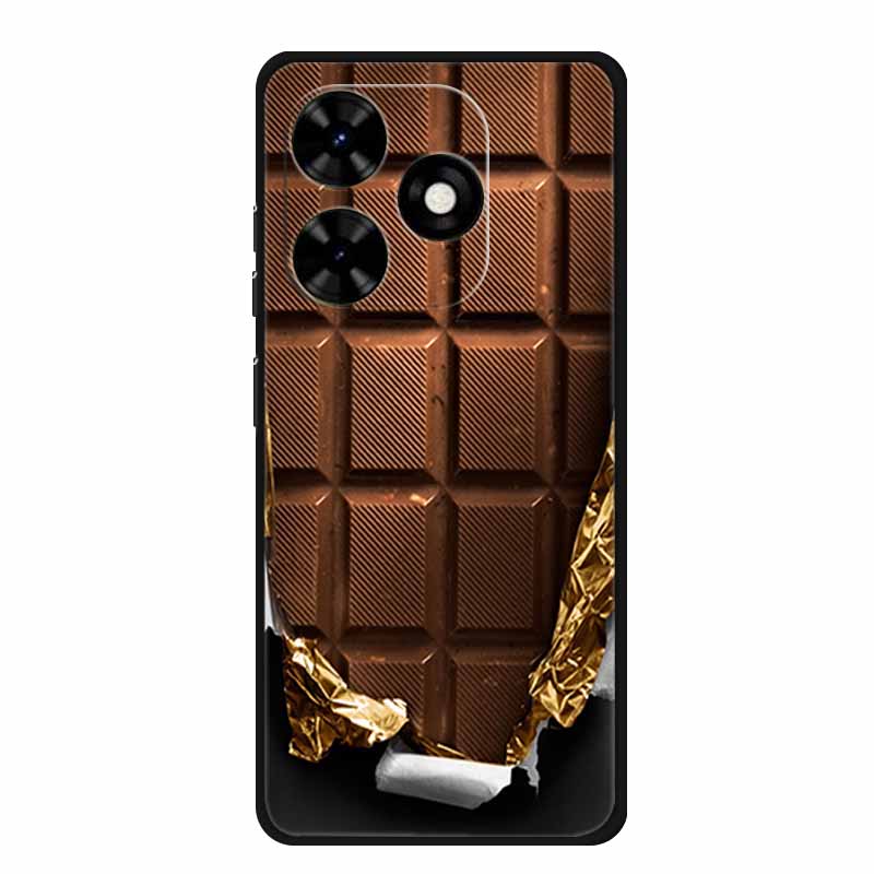 Case For Tecno Spark Go 2024 Animals Painted TPU Silicone Soft Phone Cover for Spark Go2024 BG6 Protector Wolf Shockproof Para