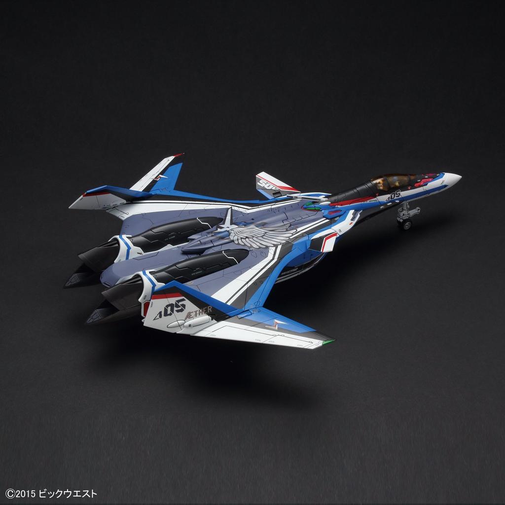 Macross Delta Kai Siegfried Deculture Scale Plastic Model VF-31J (Hayate Immelmann's) Ver. 1/72