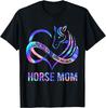 Horse Mom I Love You To the Barn and Back Cowgirl Riding Tee T-Shirt