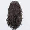 AIMEYA  Dark Brown Long Curly Synthetic Lace Front Wigs for Women Free Part Pre Plucked Natural Hairline Cosplay Wigs