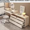 Chest Of Drawers Dressing Table Light With Mirror Stool Hotel Makeup Vanity Desk Luxury Wooden Hairstyle Bedroom Furniture