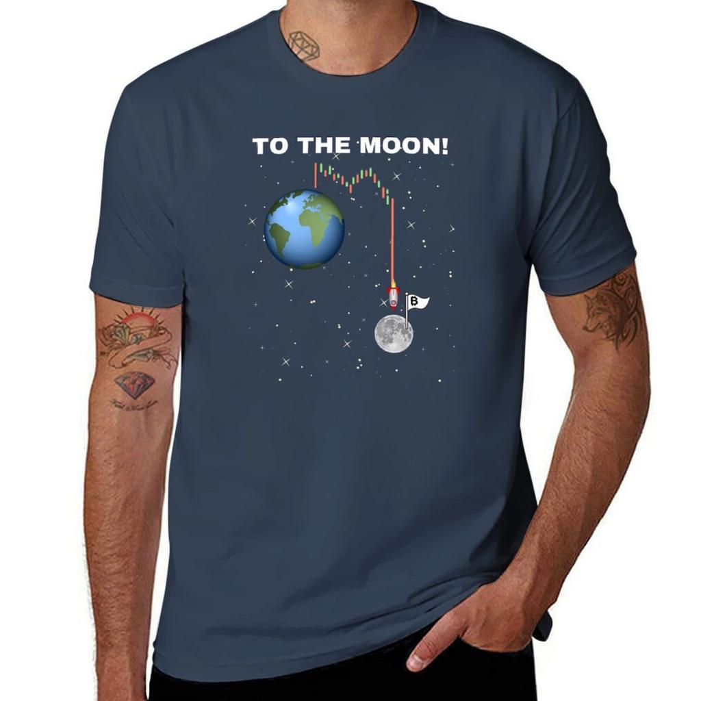 Cryptocurrency Crash Funny To the Moon TShirt Sport Basic Moisture Wicking Tee