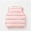 Kids Cotton Padded Vest Warm Quilted Outerwear for Boys Girls