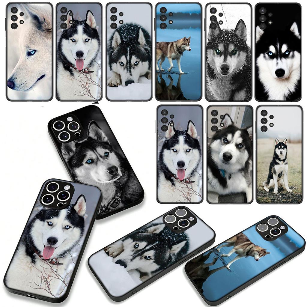 Phone Cover Animal Lovely Husky Dog Casing for Apple iPhone 17 16 11 Pro XS Max XR 6 7 8 Plus + 16E SE 2020 Air 5 8+ Case