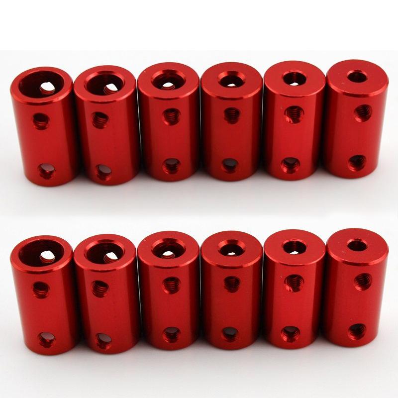2pcs Aluminum Coupling Bore:3/4/5/6/6.35/7/8/10mm Shaft Coupler Motor Connector for 3D Printers Parts Stepper Motor Accessories