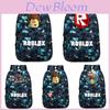 Stilvoller Roblox-Rucksack für Kinder mit lebhaftem Cartoon-Muster und großem Fassungsvermögen