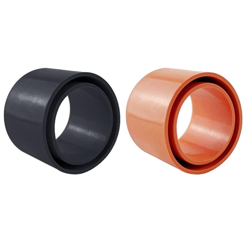 Fishing Rod Holder Insert Protectors Black Rubber 50.8mm 2Inch Fishing Rod Holder Tube Rod Holder Insert Fishing Tools