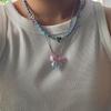 Butterfly Scattered Beads Color Loose Bead Phone Bracelet Accessories Materials