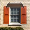 Window Door Awning Canopy 40" X 40", UPF 50+ Polycarbonate Entry Door Outdoor Window Awning Exterior, Front Door Overhang Awning for Sun Shutter, UV,