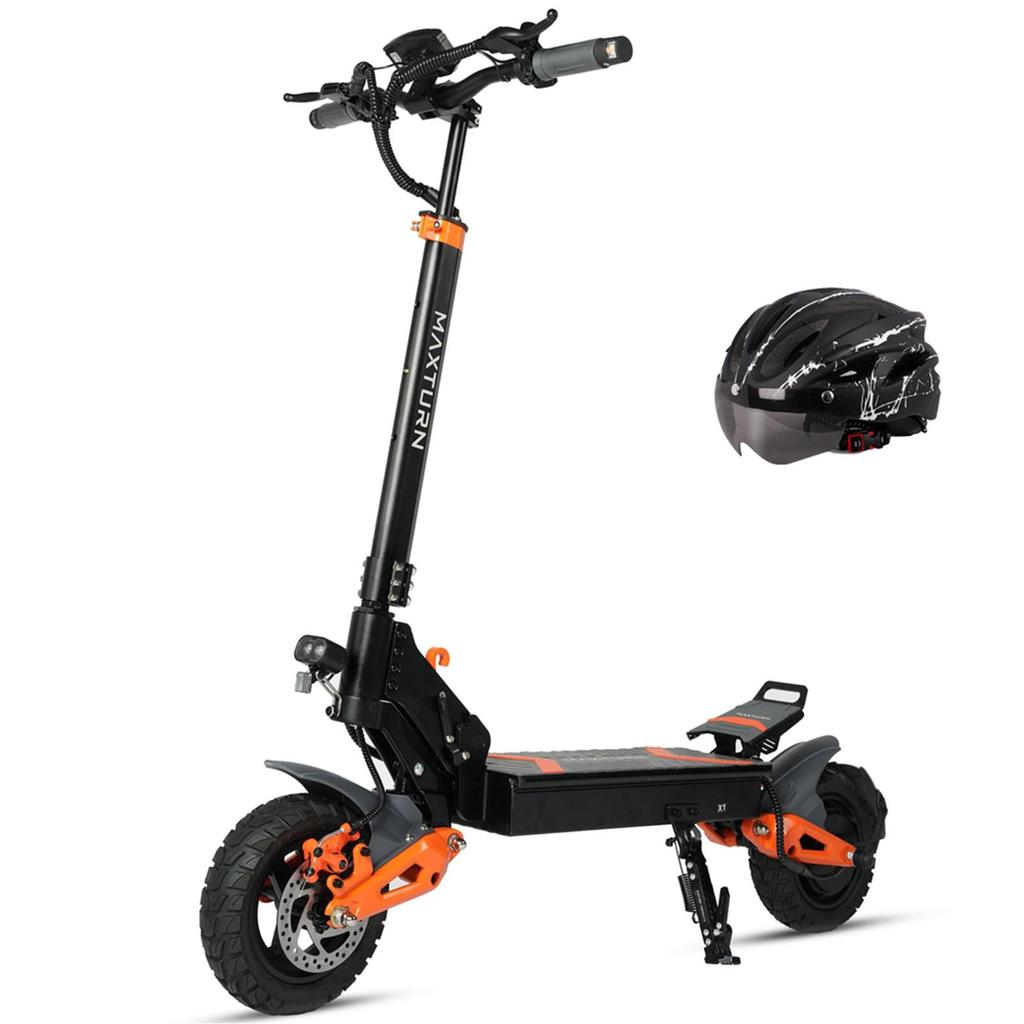 Electric Scooter Maxturn X1 10" Tire 1000W Motor Dual Disc Brakes 48V 15,6AH Foldable E- Scooter For Adult Max Laod 120kg