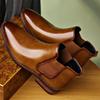 Men'S Classic Retro Chelsea Short Boots Mens Fashion Ankle Boot Men British Style Leather Boots High-Top Casual Shoes 25873 New