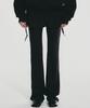 Nigaennikol Layered Ruffle Skirt Pants_Black