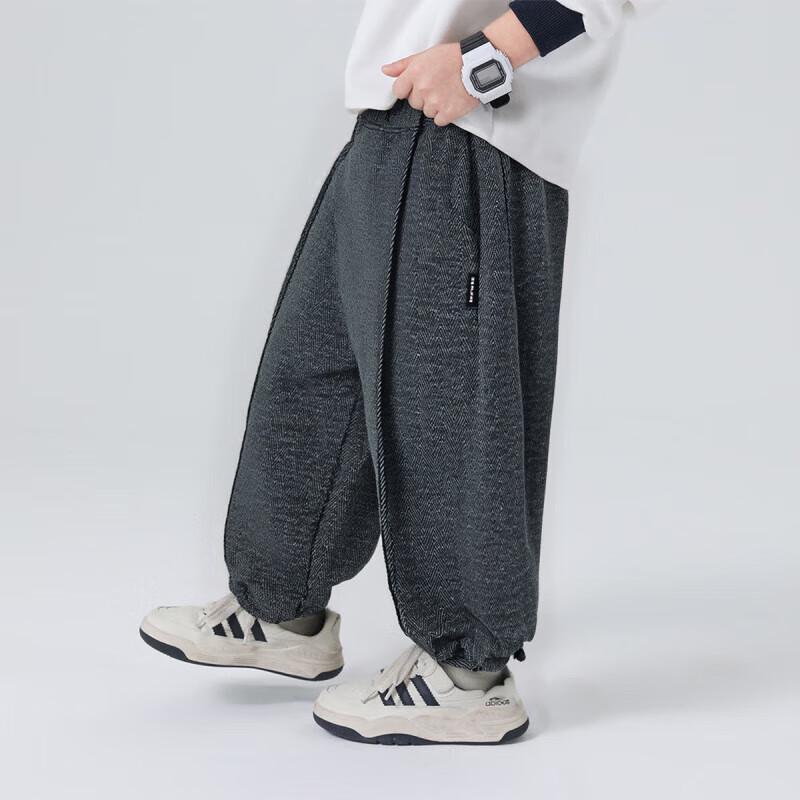 Boys  Autumn/Winter Fleece-Lined Casual Skinny Pants 120
