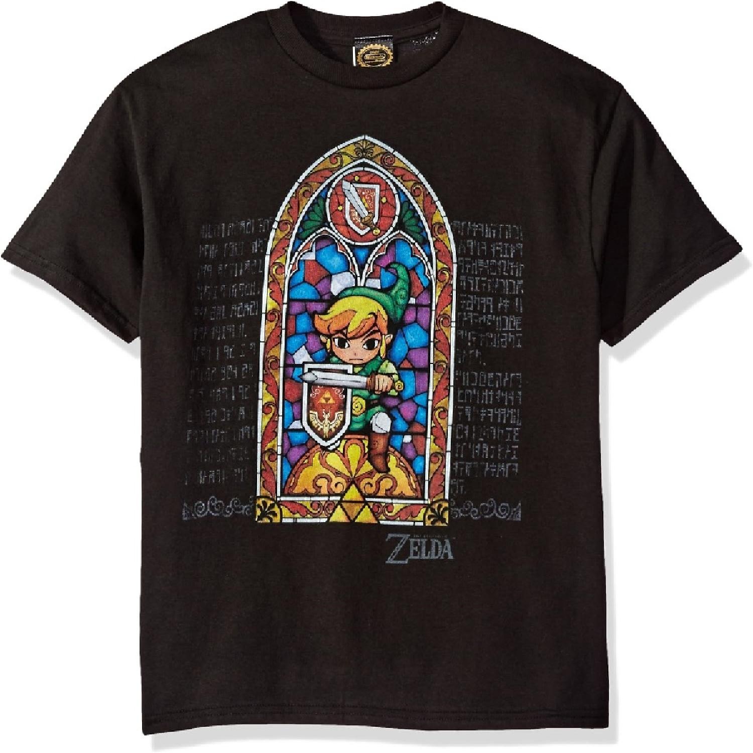 Nintendo Boy s Stained Glass T-Shirt XXXXXL разноцветный