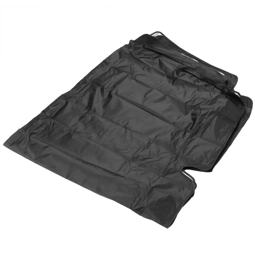 Swing Top Cover Waterproof Sunshade Swing Chair Protector for Garden Courtyard PatioBlack 3‑Seater 190x132x15cm