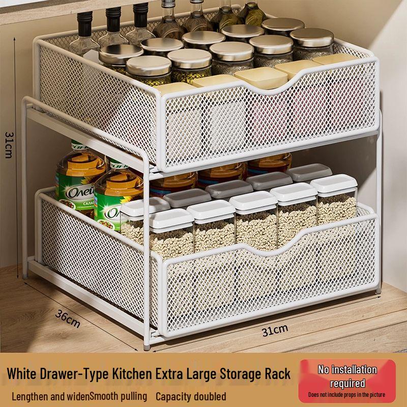 Ausziehbares Unterschrank-Aufbewahrungsregal