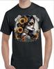 Sugar Skull Catrina Black Men's T-Shirt Small To 3X-Large Style 3