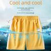 Pantaloncini sportivi estivi in seta ghiacciata per bambini - Pantaloni alla moda a cinque punti per ragazzi