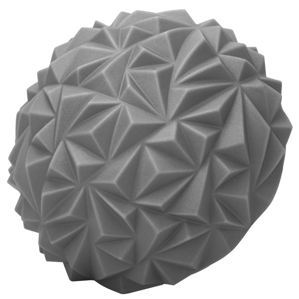 PVC Ball Stress Relief Yoga Massager Semicircle Foot Massage Balls Muscular Relaxationsilver
