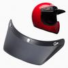 Universal 3 Snap Visor Face Shield Lens For Motorcycle Helmets Open Face