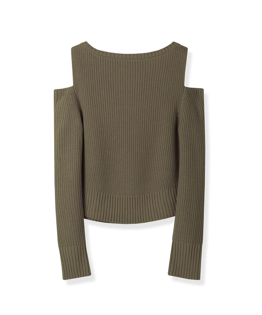 AVANDRESS Noga Shoulder Cut-Out Knit Black