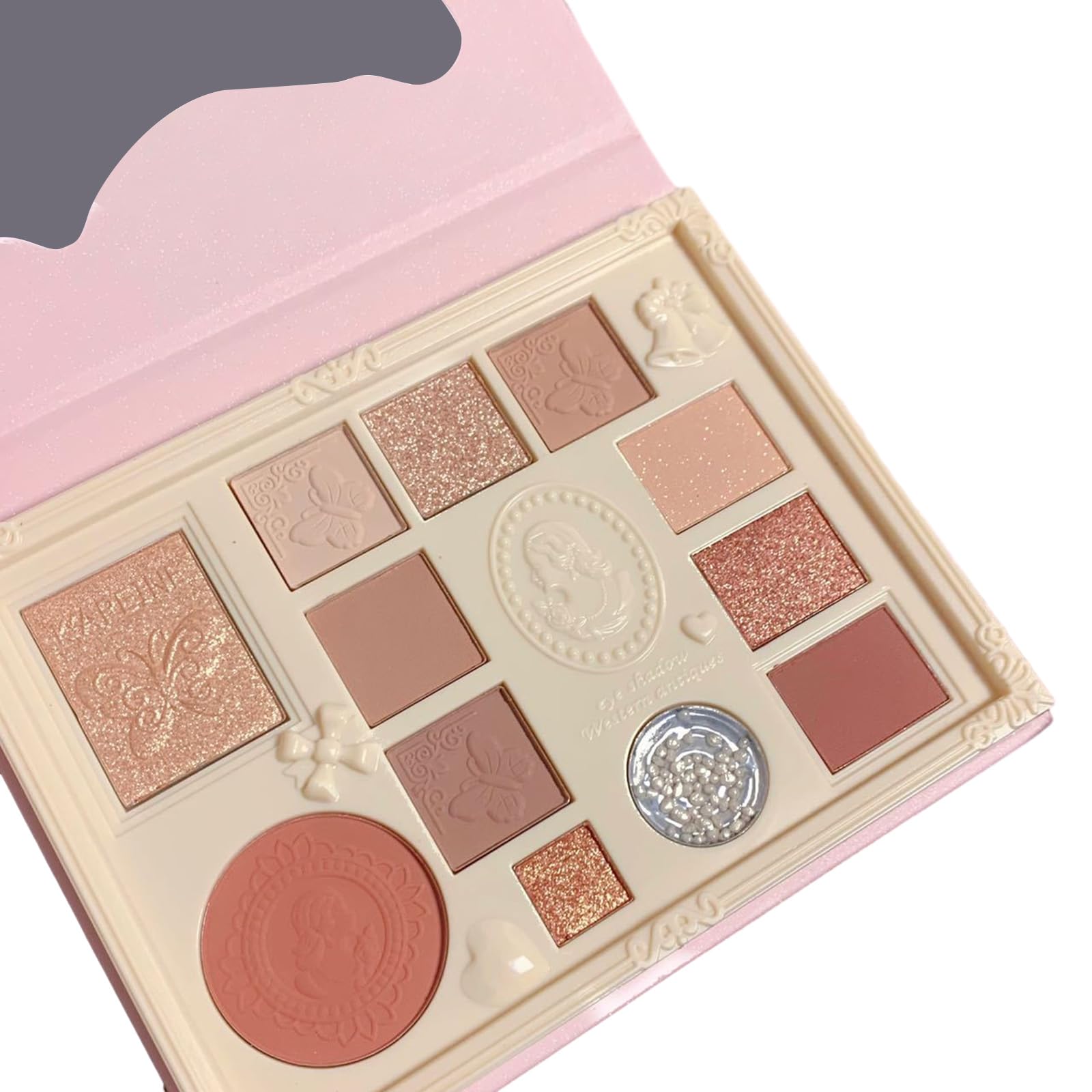 

Eyeshadow Palette - Eyeshadow, Highlighter, and Blush All-in-One Palette - Popular Chinese Cosmetics - Waterproof, Highly Pigmented, Long-Lasting -