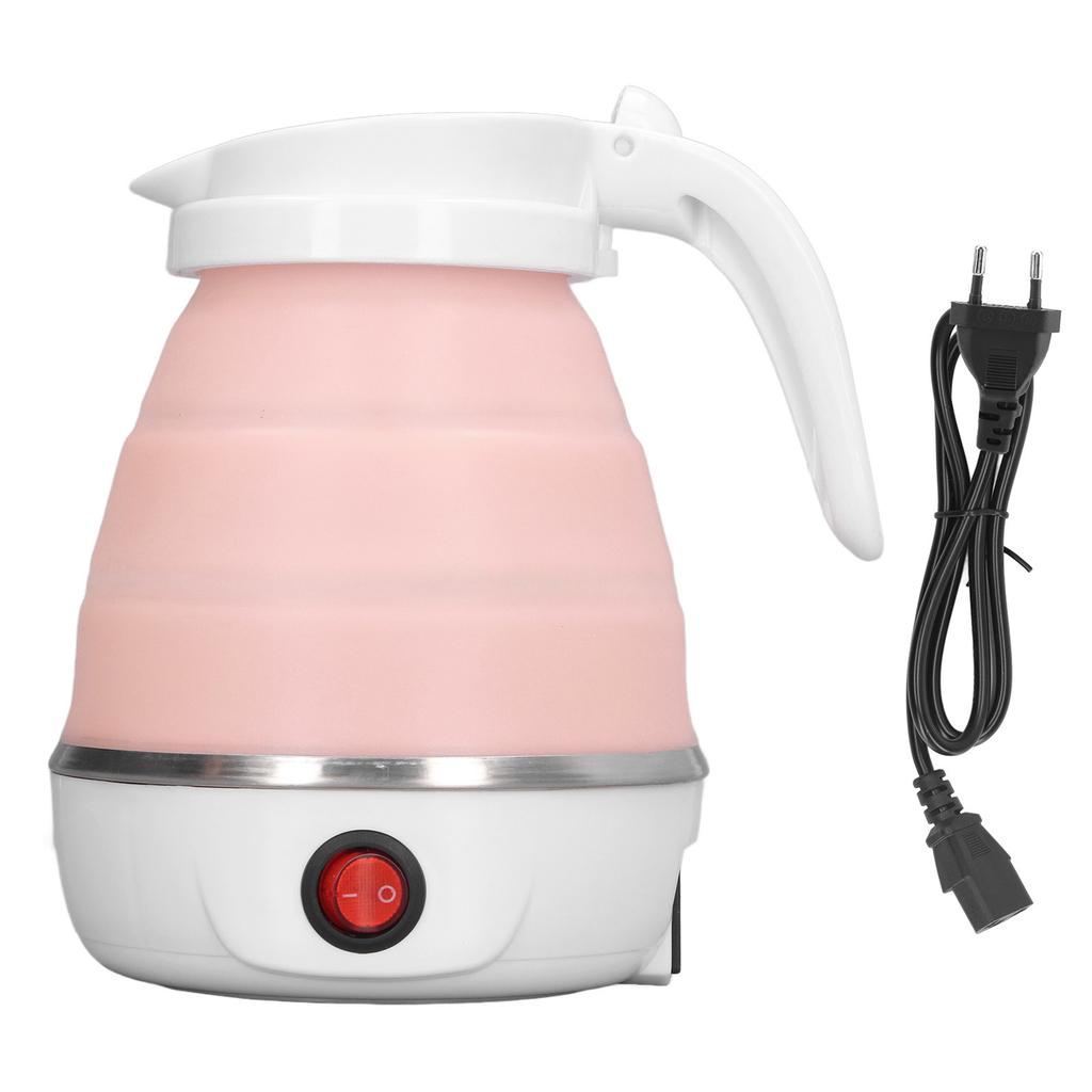 Folding Silicone Kettle 600W Efficient Food Grade Safe Foldable Electric Kettle for Travel Camping Outdoor
