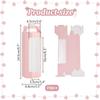 10Pcs Paper Gift Storage Boxes with Visible Window Packaging Carton Boxes Octagon Pink 8.8x3.5x24.5cm