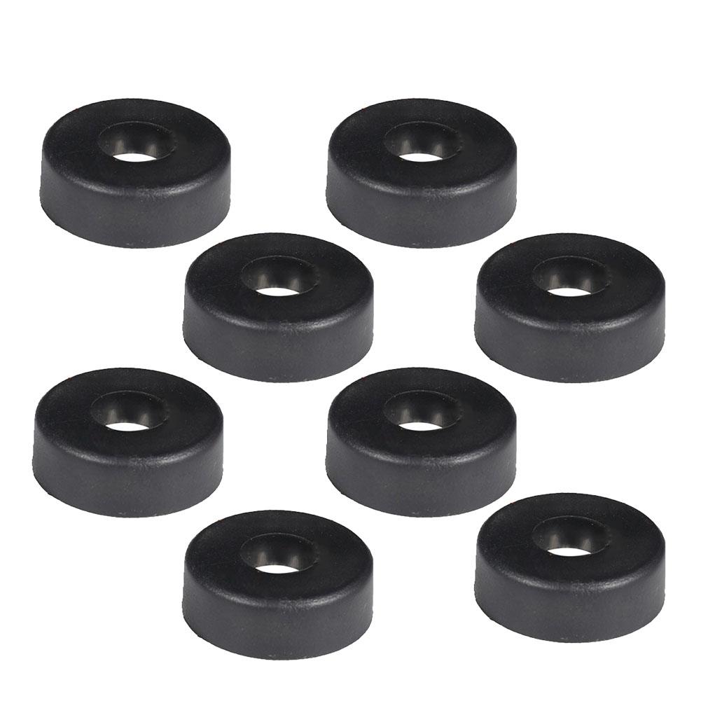 8pcs Speaker Cabinet Rubber Table Conical Full Size