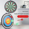 Dual-Sided Magnetic Dartboard Set with Magnetic Darts for Indoor Entertainment