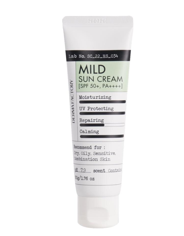 

Мягкий солнцезащитный крем Derma Factory MILD SUN CREAM 30мл