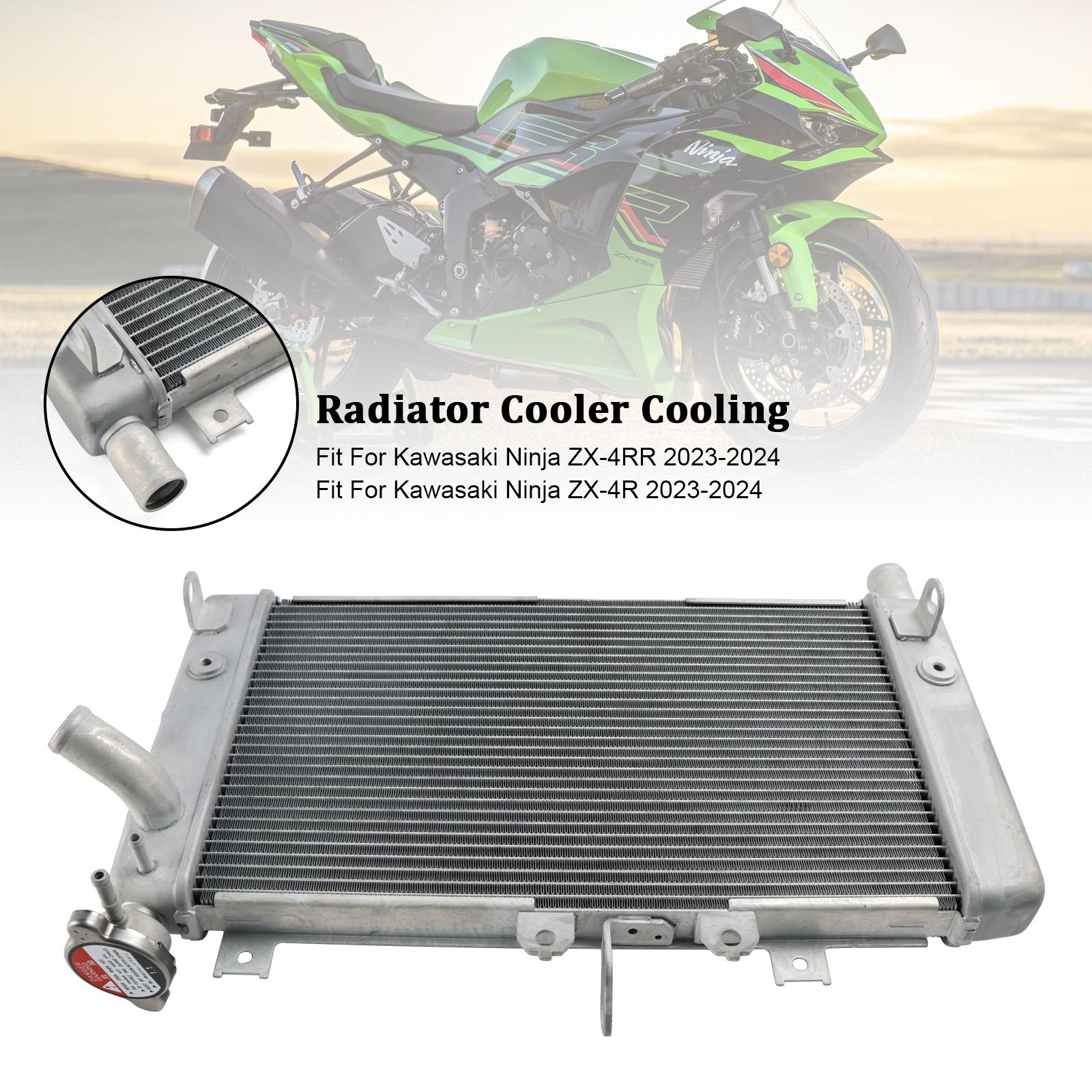 

39060-0758 Radiator Cooling Engine Cooler For Kawasaki ZX-4R ZX-4RR 2023 2024