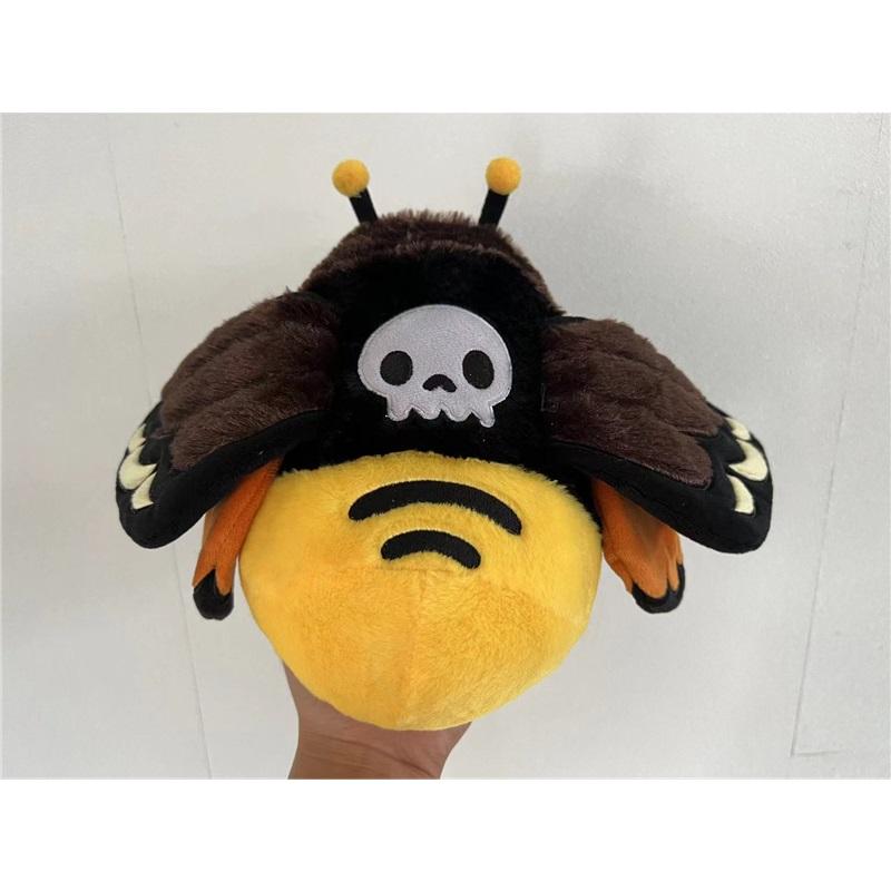 

New Death s Head Hawkmoth Ghost Face Hell Moth Plush Toy жовтий