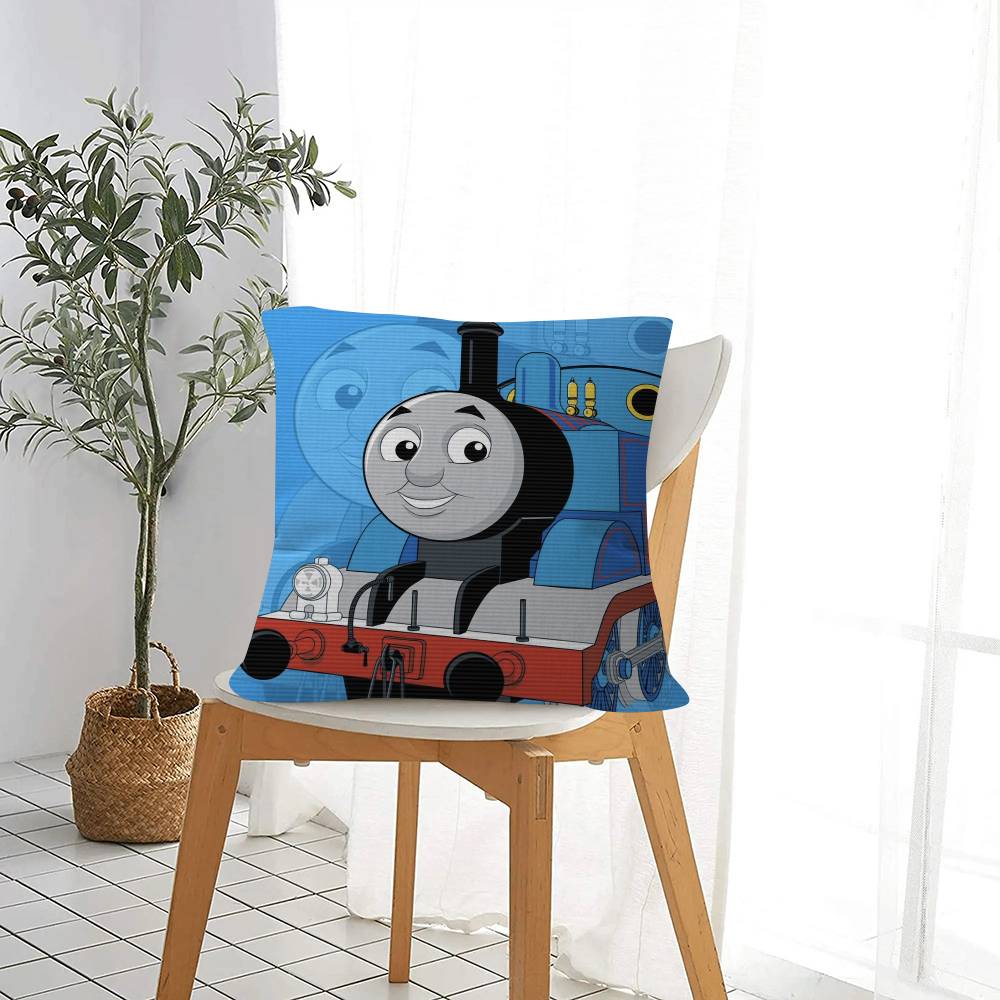 Cartoon Thomas The Train Square pillow cover sofa cushion cover home room decoration children gift