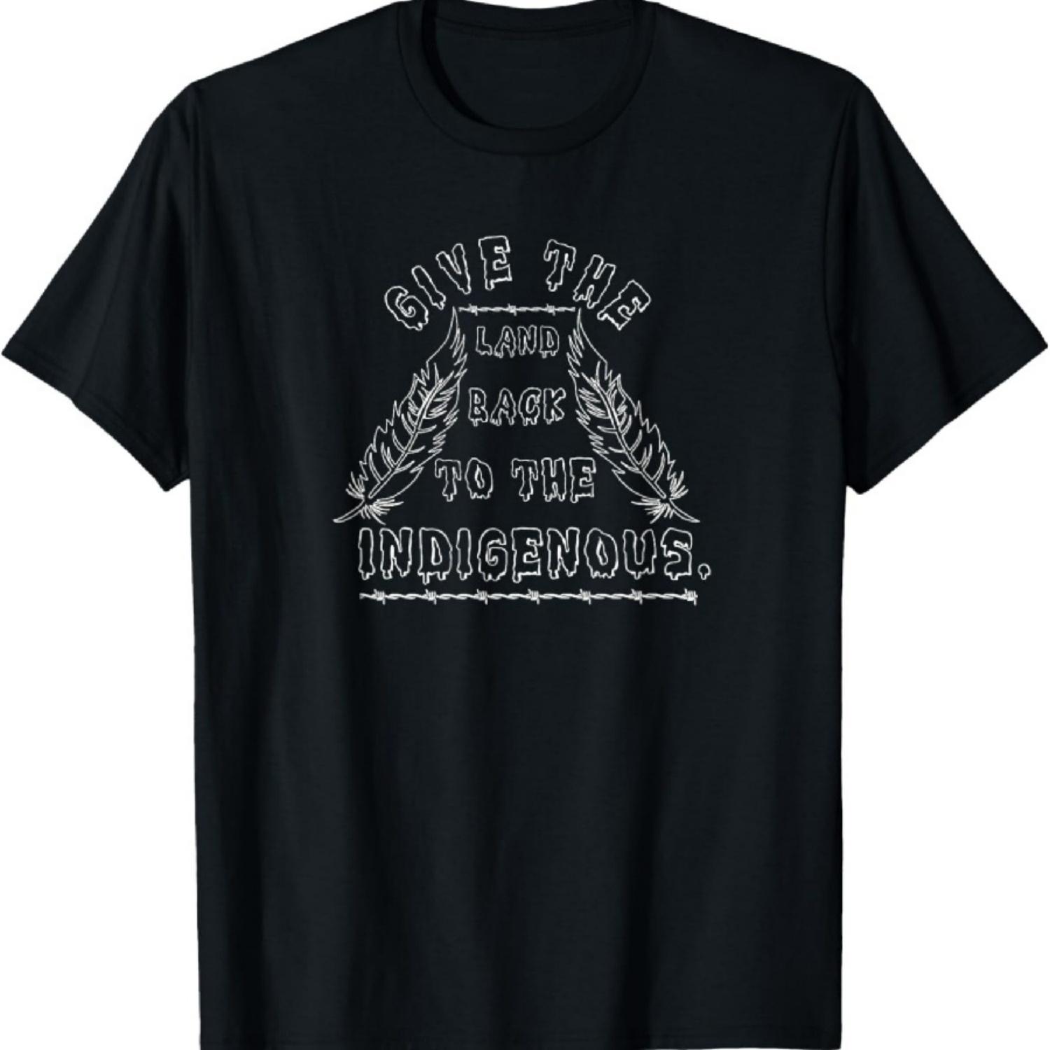 

Give The Land Back To The Indigenous T-Shirt XXXXXL чёрный