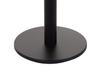 Base de mesa de loft recta, negra - diámetro 45 cm AKS