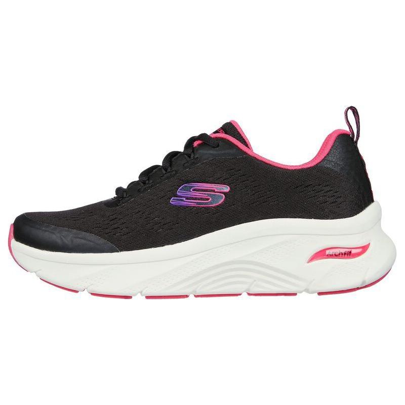 (WMNS) Skechers Arch Fit D Lux Black Women s 149687-BKHP EU 35