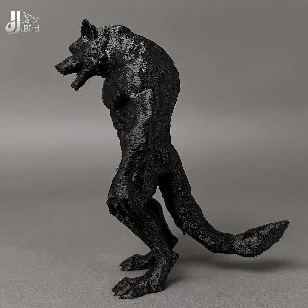 standing werewolf ornaments, realistic design-home decoration werewolf statue ornaments, suitable for Christmas, Valentine's Day