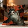 Fashion BBloodborneed Cushion Cover Soft Washable Pillow Case Multi-Scene for Couch Bed Travel Office Use