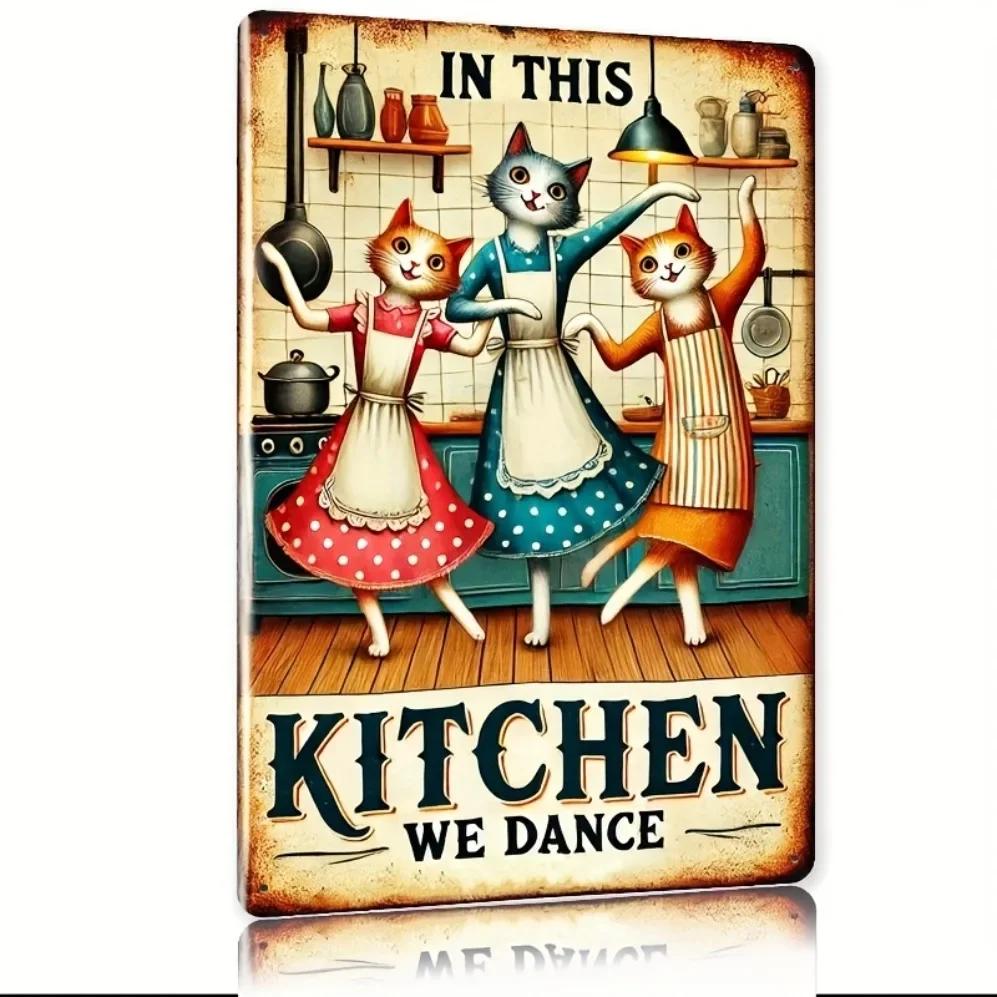 

Vintage Tin Sign - Humorous Rustic Metal Wall Art for Living Rooms & Spaces 20x30cm（7.8x11.8inch）