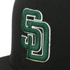 New Era Cap 59FIFTY 70898512 NER35C3293 MLB San Diego Padres SD Black UNDER VISOR ONSPOTZ Special Order Hat 5950 Straight Flat Visor Seasonal