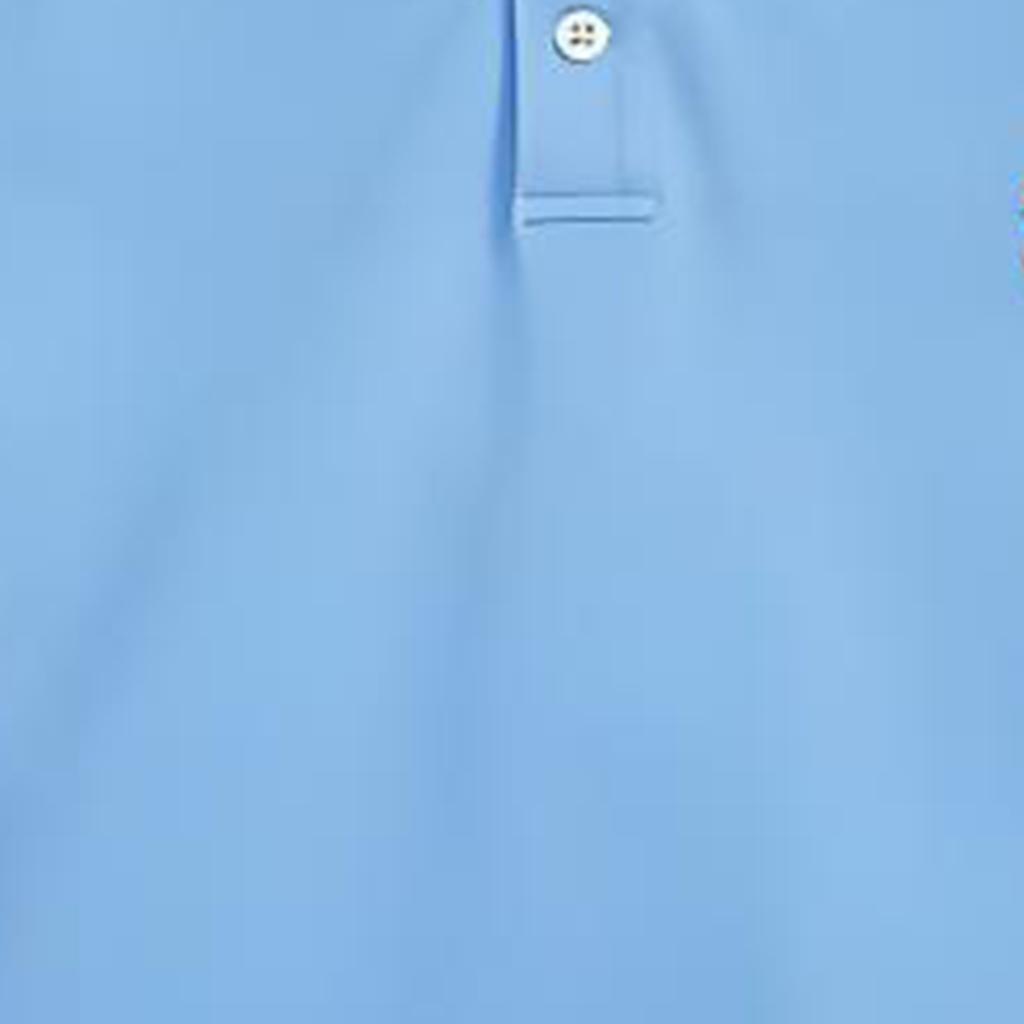 Polo Ralph Lauren Solid Color Small Pony Embroidered Slim Fit Short Sleeve Polo Shirt Men Tops Blue 710541705-201