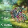 10 Inch Hanging Wind Spinner with 360 Degree Hook Elegant Dynamic Decor for Spring Summer Balcony Garden Gift for Friends