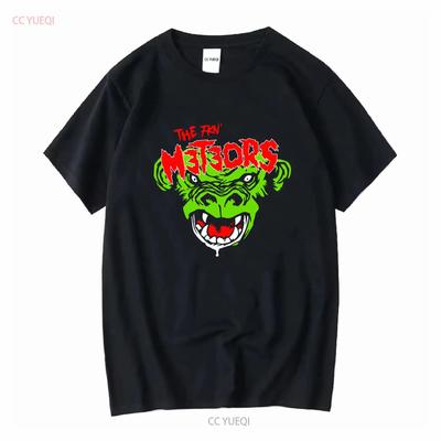 New T Shirt NWT The METEORS Psychobilly Mens Black Size S 5XL Long or Short Sleeves Vintage Washed Designer Clothes Slightly ...
