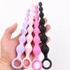 20.7cm 18+ Adult Women Men Couple Flirt Gay Erotic SM Sex Toys Silicone Anal Beads Prostate Stimulator Ball Butt Plug Anal Plug